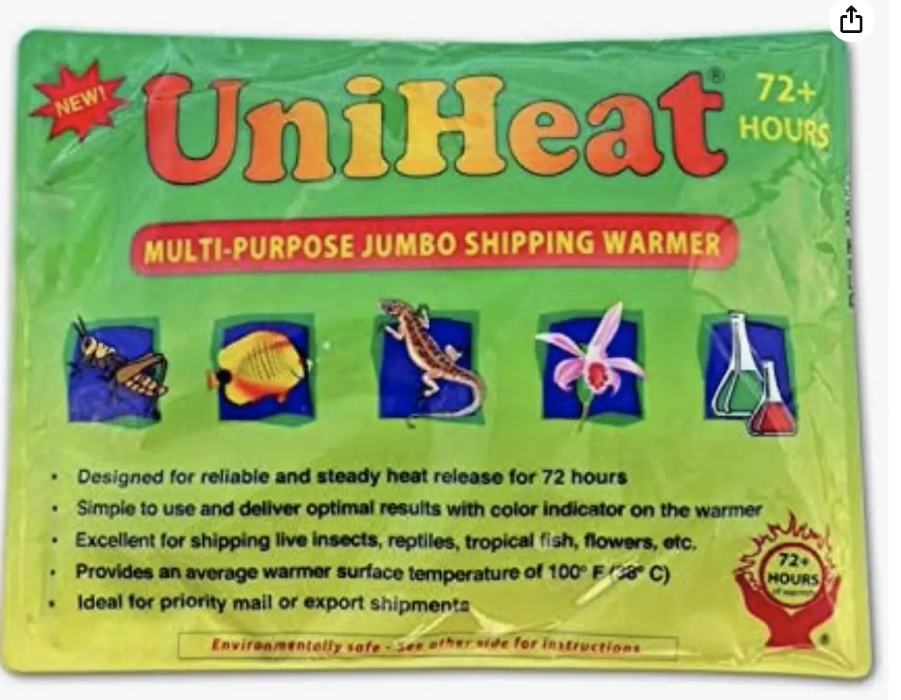 Heat Pack for Shipping plants - Paquete de calor
