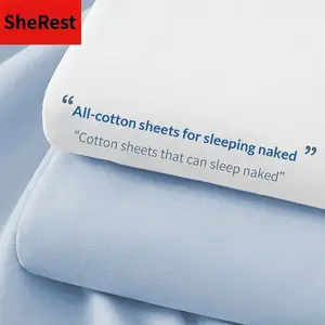 Pure Cotton Bed Sheet Single Piece, Washable Cotton Duvet Cover, Student Dormitory Use, Suitable for Singles and Doubles, Bedding