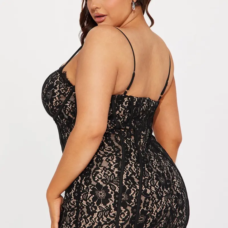 All In Love Lace Mini Dress Valentine's Day Dress with Elegant Floral  Pattern and Strappy Design - TikTok Shop