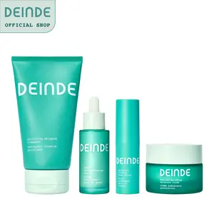 DEINDE Skin Strengthening Skincare Bundle | Barrier Repair & Anti-Aging Set – Full-Size Cleanser, Serum, Moisture Stick & Cream – Safe for Sensitive Skin