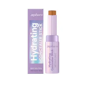 Deep Skin Tone Contour Concealer Stick - Makeup for Naturally Shaping Nose Shadows and Facial Contours, Compact and Convenient