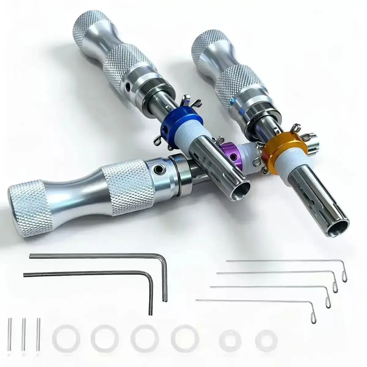 3pcs Tubular Tool Set, Three Sizes for Various Specifications, Reset Function, Multi-Functional Manual Tools, Hand Tools Set, Figurines & Miniatures