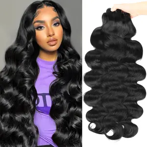 15A Grade Body Wave Human Hair Bundles Natural Color Unprocessed Brazilian Virgin Human Hair Bundles 613 Blonde Straight Human Hair Extensions 100g per Bundle