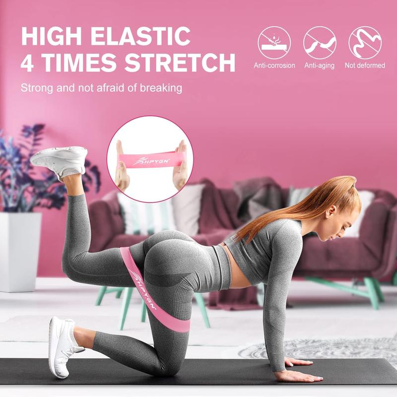 Resistance Bands, Exercise Bands Women, Resistance Bands for Working Out, Fitness Resistance Loop for Leg, Buttocks, Shape Body, Yoga, Pilates, Set of 5 Different Levels Stretching Bands Resistance Bands, Exercise Bands Women, Resistance Bands for Working Out, Fitness Resistance Loop for Leg, Buttocks, Shape Body, Yoga, Pilates, Set of 5 Different Levels Stretching Bands
