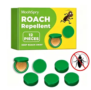 MoonSpry natural Indoor Roach Repellent Pods 12Pcs,Effective Cockroach Repeller to Keep Roaches Out, Plant-Based Safe Pest Deterrent, Easy Placement Pest Controlfor Home Kitchen Bathroom Bedroom RV, Family FriendlyRoach Prevention Solution
