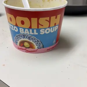 Nooish Instant Matzo Ball Soup - 4 Pack - Easy Prep Jewish Comfort Food - Authentic Flavor and Convenience Ready in Minutes - Great for Gifting, Traveling, Pantry Loading Hug In A Cup