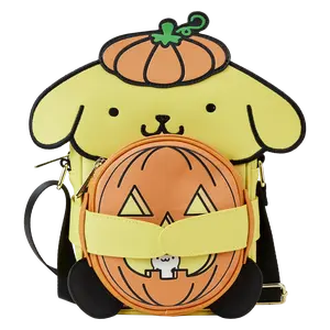 Sanrio Pompompurin Halloween Crossbuddies Cosplay Crossbody Bag with Coin Bag