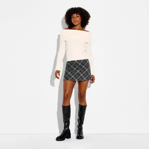 Women's Off the Shoulder Pullover Sweater - Wild Fable