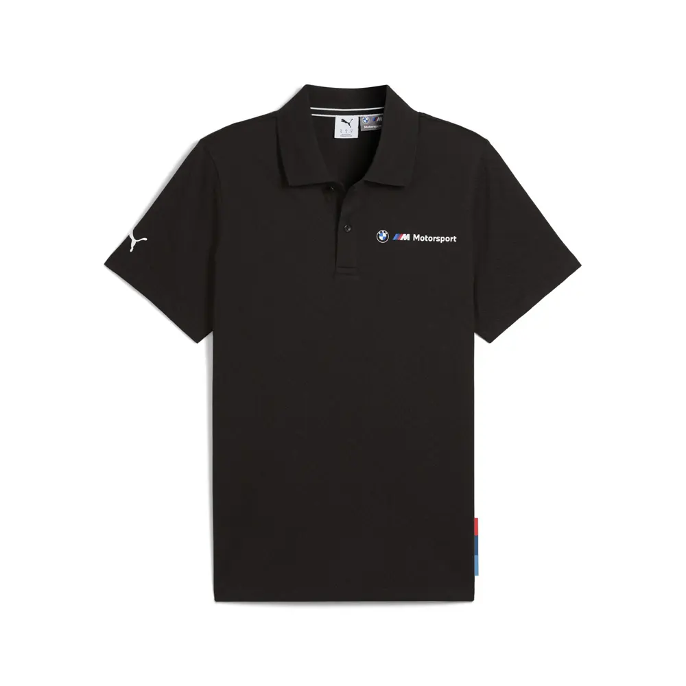 PUMA Mens Bmw M Motorsport Jacquard Short Sleeve Shirt Casual Casual - Black