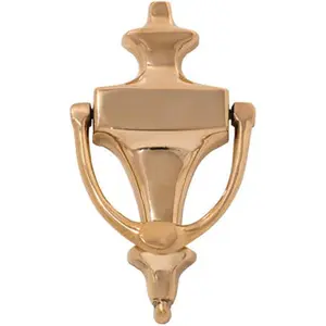 Brass Accents  6.12 in. Polished Brass Regency Knocker, Classic, Polished Finish, Regency Type