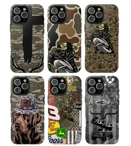 Hunting Camouflage, Outdoor Adventure, Monster Energy, Off-Road Trucks, Dogs, Ducks, Ford, Chevy, Outdoor Sports, Rugged Protective Phone Cover,Suitable for iPhone 17-11 Pro Max/Plus and  Samsung Galaxy S23-25