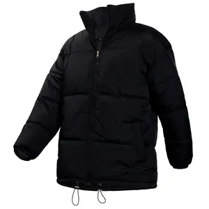 Men's Warm Winter Wholesale Coats in Black & Assorted Sizes (Large Sizes Only) - Bulk Case of 12 Winter Jackets