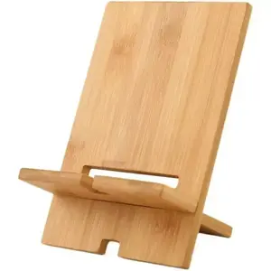 Handmade Wooden Phone Stand, Premium Quality Mobile Holder, Phone Holders, Cellphone, Durable Wood Material, Perfect for Daily Use, Stylish Design