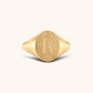 Signature Engravable Signet Ring