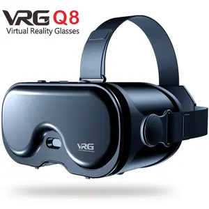 1pc 3D VR Headset, Upgraded Lenses, Ultra-Clear 4K Smart Virtual Reality VR Glasses, IMAX Theater-Level Experience, Adjustable for Myopia, VR Headset Suitable for iPhone and Android Phones