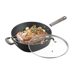 Not A Square Pan 12"/5qt Nonstick Chicken Fryer with Cover