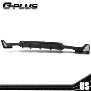 Carbon Look Rear Bumper Diffuser Fit For 14-20 BMW 4 Series F32 F33 F36 M Sport