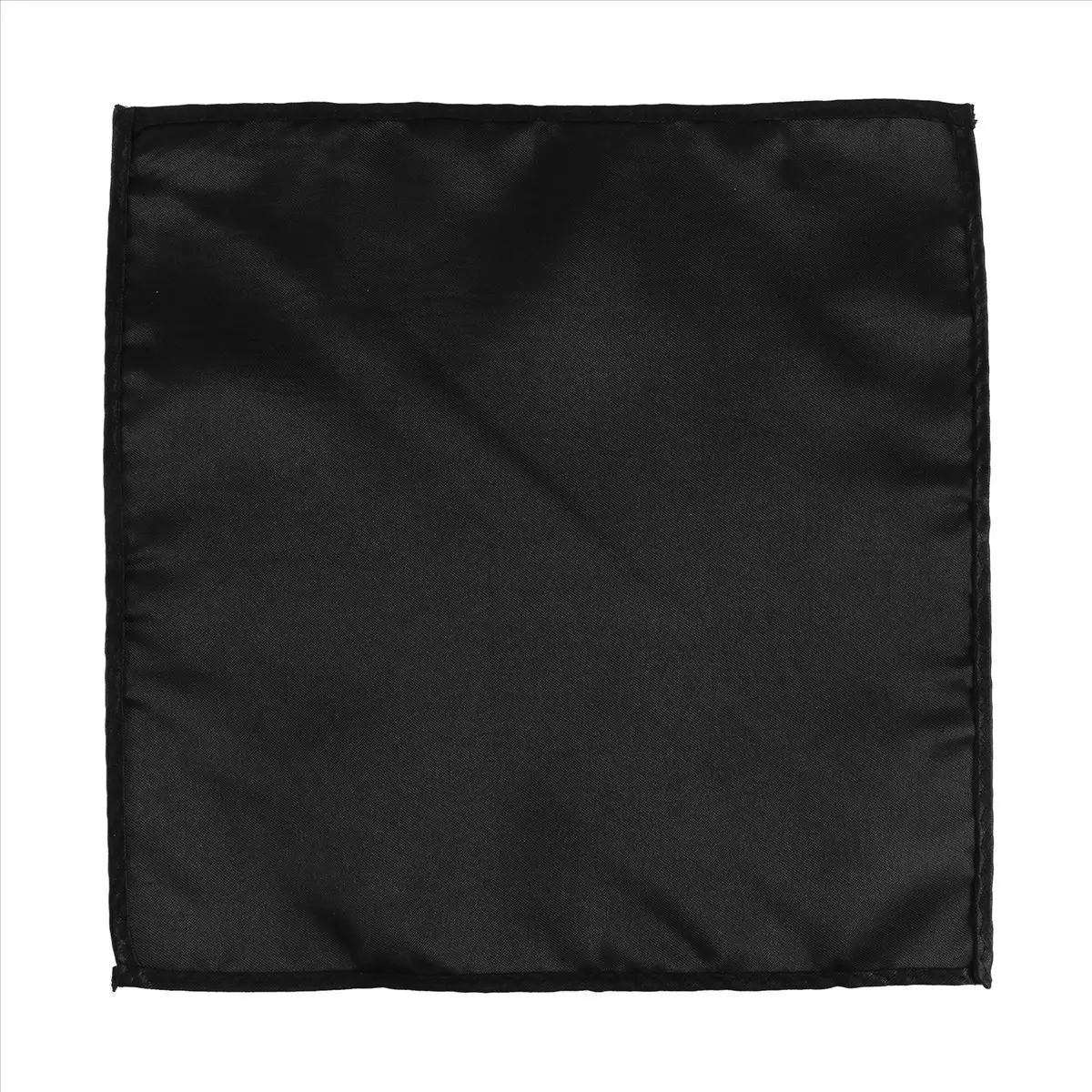 Black Suit Accessory, Solid Color Polyester Satin Formal Wear Accent for Wedding and Tuxedo Events, 22x22cm, Party, High Quality, Handkerchief, Classic, Elegant, Pocket Square, Unisex, Plain, Square Handkerchief, Other Events, 100% Brand New