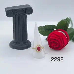 Beautiful Women's Ring # 2298 with Artificial Gemstone - Elegant Design, Ideal for Everyday Wear