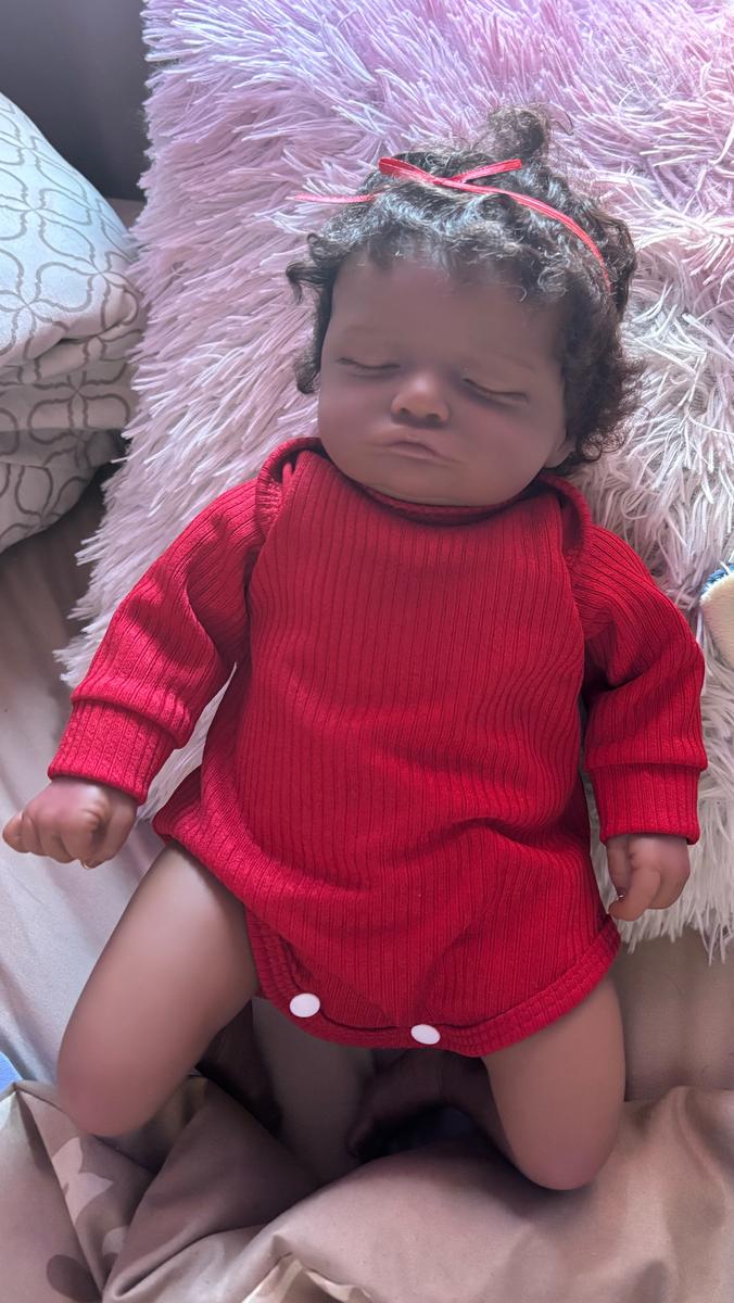 Item: 20 inches Cute Baby Doll with Brown Skin Doll 1