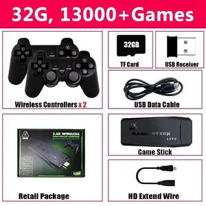 4K Retro Game Stick With Controllers