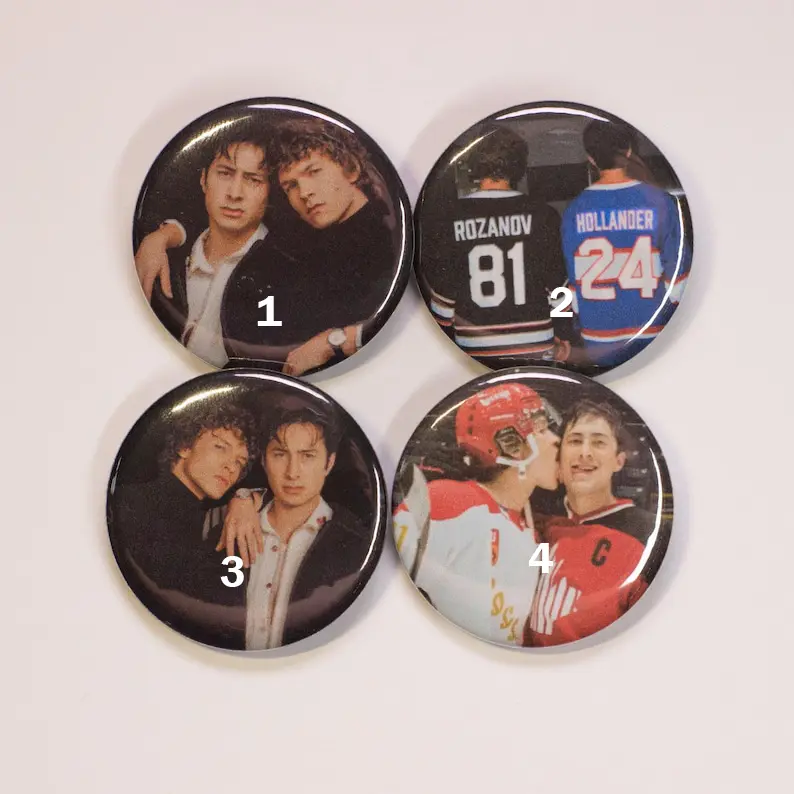 Heated Rivalry Pin Button Badge, Shane and Ilya Pin Button, Pin ...