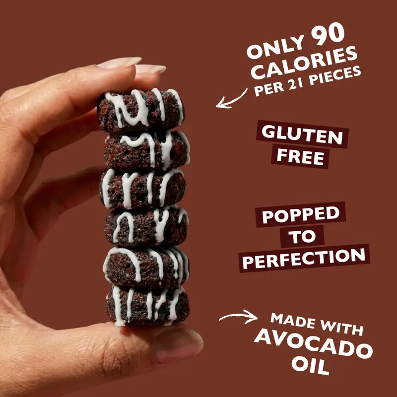 6 Pack - Drizzilicious Cookies & Cream Mini Rice Cakes 4 oz 6 Pack - Drizzilicious Cookies & Cream Mini Rice Cakes 4 oz