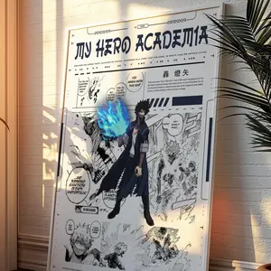 My Hero Academia Anime Poster - Dabi Toya Todoroki Poster - MHA Anime Poster - MHA Dabi Manga Poster - My Hero Academia Poster