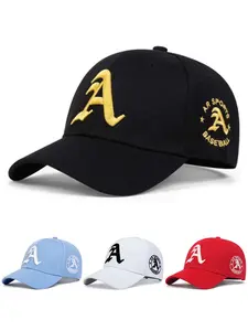 2025 Fashion Personality Trend New Baseball Hat Gothic A-line Embroidery Street Pop Hip Hop Hat Street Dance Decorative Hat Outdoor Cycling Sports Skateboarding Hat Daily Leisure Commuting Sunshade Hat
