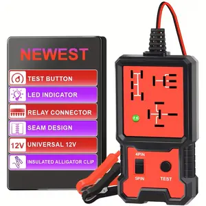 Car Automotive Circuit Tester with LED Indicator Portable Battery Diagnostic Checker Tool 12V Universal Relay Connector Vehicle Diagnostic Tool