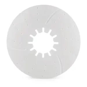 Camp'N 10 Inch White Lube Plate for Fifth Wheel - Durable Press On Disc