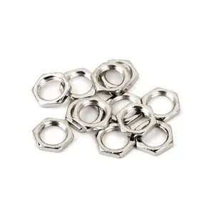 (12) Genuine Fender CTS Pot/Potentiometer Mounting Guitar Hex Nut, Nickel