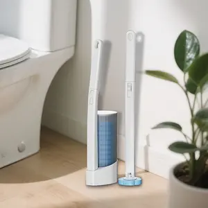 Toilet Brush Disposable Replacement Head Cleaning Kit Toilet Bowl Brush Long Handle Wc Accessories Tool