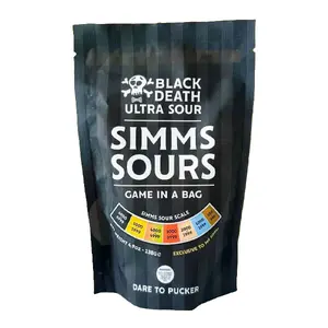 Black Death Mr. Simms Sour Scale Game in a Bag - 138g Imported From England