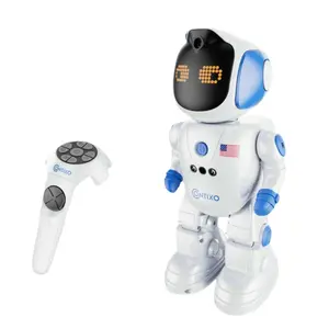 Contixo Remote Control Robot for Kids Singing Dancing Programmable with Infrared Gesture RC Robot Toy Age 6-12 Rechargeable Battery USB Powered Safe Durable ABS Plastic