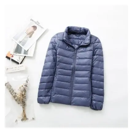 Haze Blue Female Standing Collar