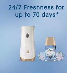 Glade Automatic Spray Air Freshener Refill Scented Air Freshener for Home and Bathroom Clean Linen 6.2 Oz 2 Count