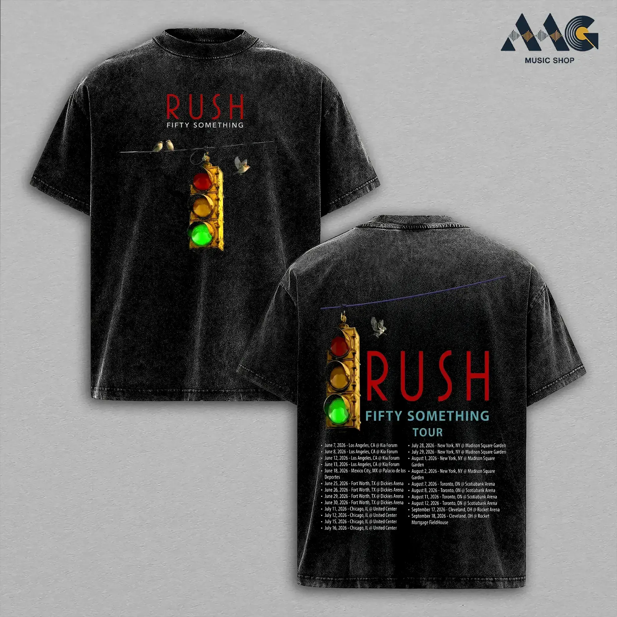 Rush Fifty Something Vintage Washed Cotton Shirt, Traffic Light Birds Graphic Tee Men, 2026 Concert Tour, Y2k Casual Fashion, Graphic Tees, Casual Streetwear Apparel, Retro Gift Shirt, Top Men's and Women's Clothing, Music Lover Shirt Gift Fans
