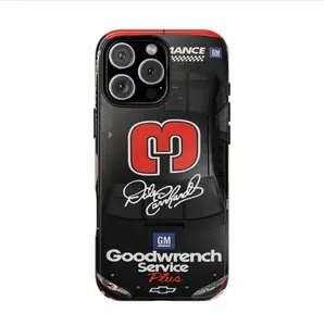Iconic Dale Earnhardt Goodwrench NASCAR Racing Custom Protective Phone Case - Rubber & Polycarbonate, Heavy-Duty Shockproof Drop Protection, Scratch-Resistant Casing for iPhone 11-17 Pro Max Plus Smartphones, Cellphone Tech Accessories