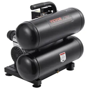 Air Compressor Compact Portable Oil Free Compressor 4.6 Gallon 90 PSI