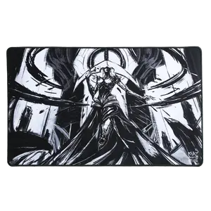 MTG Card Playmat 24×14 Inches EDH Card Game Commander Board Game Desk Mat White Praetor Elesh Norn All Will Be One