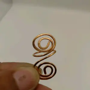 Copper, toe ring adjustable