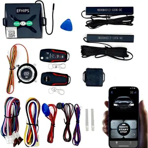 Car Central Locking keyless Entry Button&keyless Entry System with autostart Stop Engine and Alarm & Remote Start