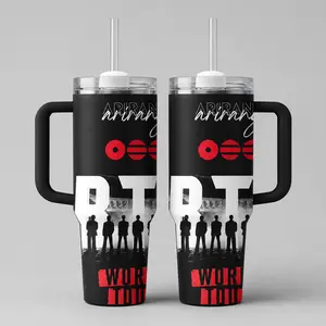 Arirang World Tour Custom Tumbler 40 oz 30 oz Tumbler With Handle