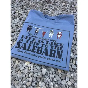 Sale Barn Blue youth and adult shirt, toddler boy clothing, toddler boy summer shirt, Hunting stuff for kids, gift for daughter, family shirt, cotton, summer tee, country clothing, camo, western