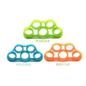 Silicone Finger Trainer Hand Gripper Resistance Bands Fitness