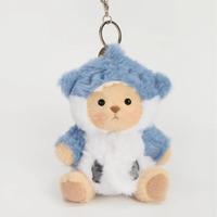 5.9 Inches Blue Shark Brown Mini Bear