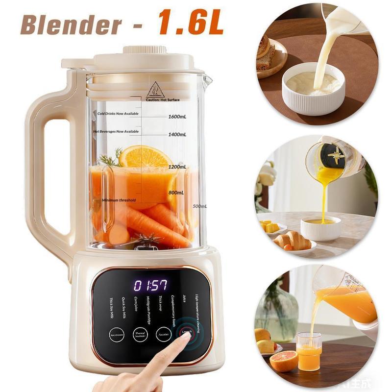 8 in 1 Automatic Nut Milk Maker with 12 Blades, 50oz Almond Soy Milk Machine, Juice,Soy Milk Machine with Delay Start,Boil Water,Keep Warm& Auto Clean,for Valentine’s Day Gift