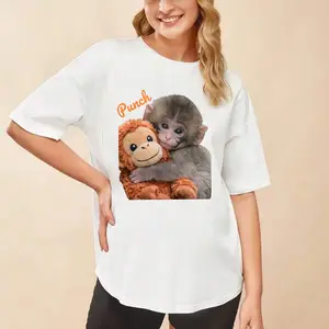 Baby Monkey Punch Unisex Shirt Sweatshirt Hoodie - Love Punch The Monkey Comfort Colors Shirt