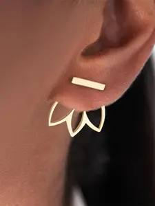 Elegant Women's Geometric Rhombus Earrings, High Quality Earrings, French Style Brass Material, Versatile Design for All Seasons, Perfect for Daily Wear & Parties